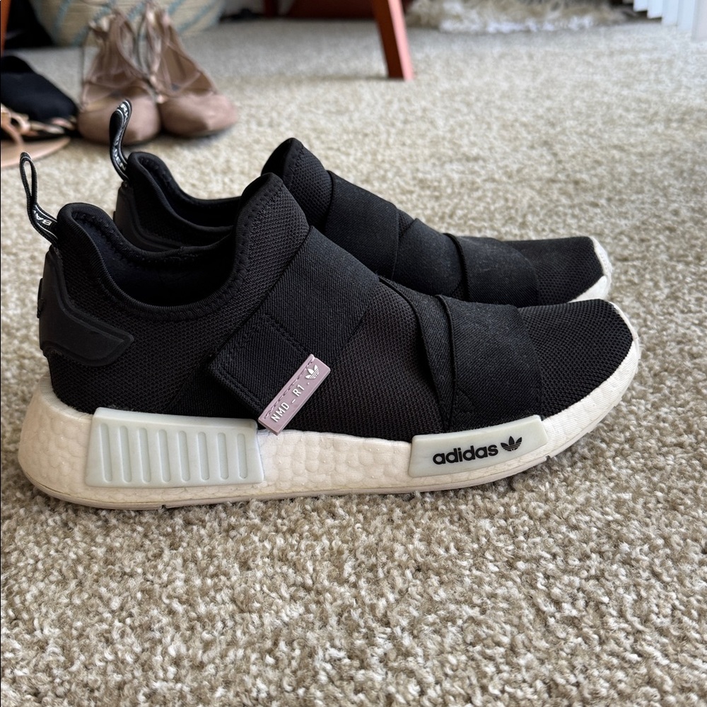 Adidas Black and White NMD Sneakers